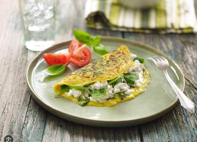 Tortilla de espinacas
